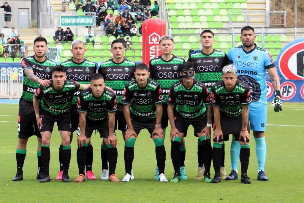 Formación de Deportes Temuco ante Santiago Wanderers en la semifinal ida de la liguilla de Ascenso.