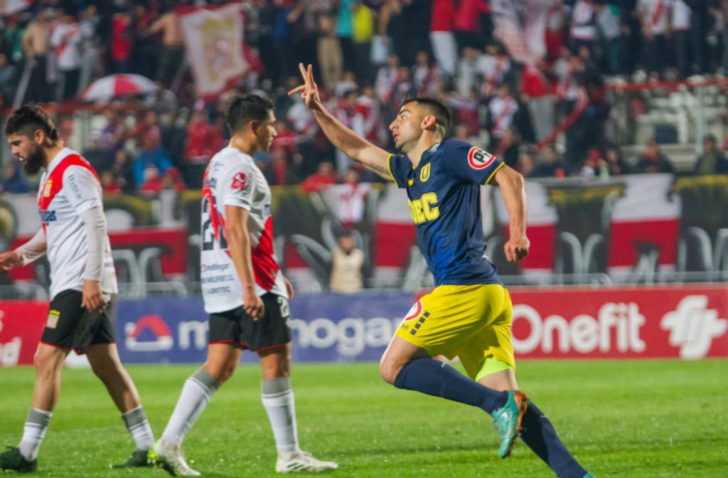 Juan Sánchez Sotelo fue la figura del partido para la Universidad de Concepción. (Foto: @futboludec/Instagram).