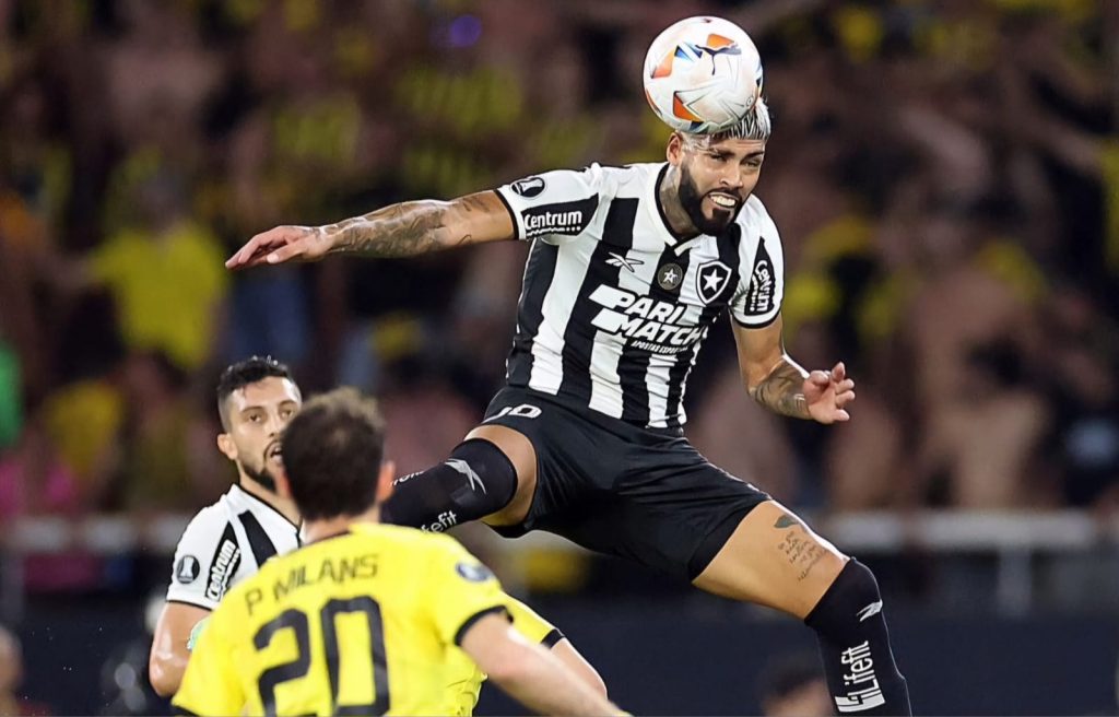 Botafogo dio un gran paso a la final, tras golear por 5-0 a Peñarol. (Foto: @botafogo/Instagram).