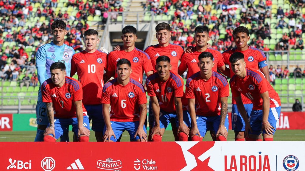 Formación de Chile Sub 20 ante Perú.